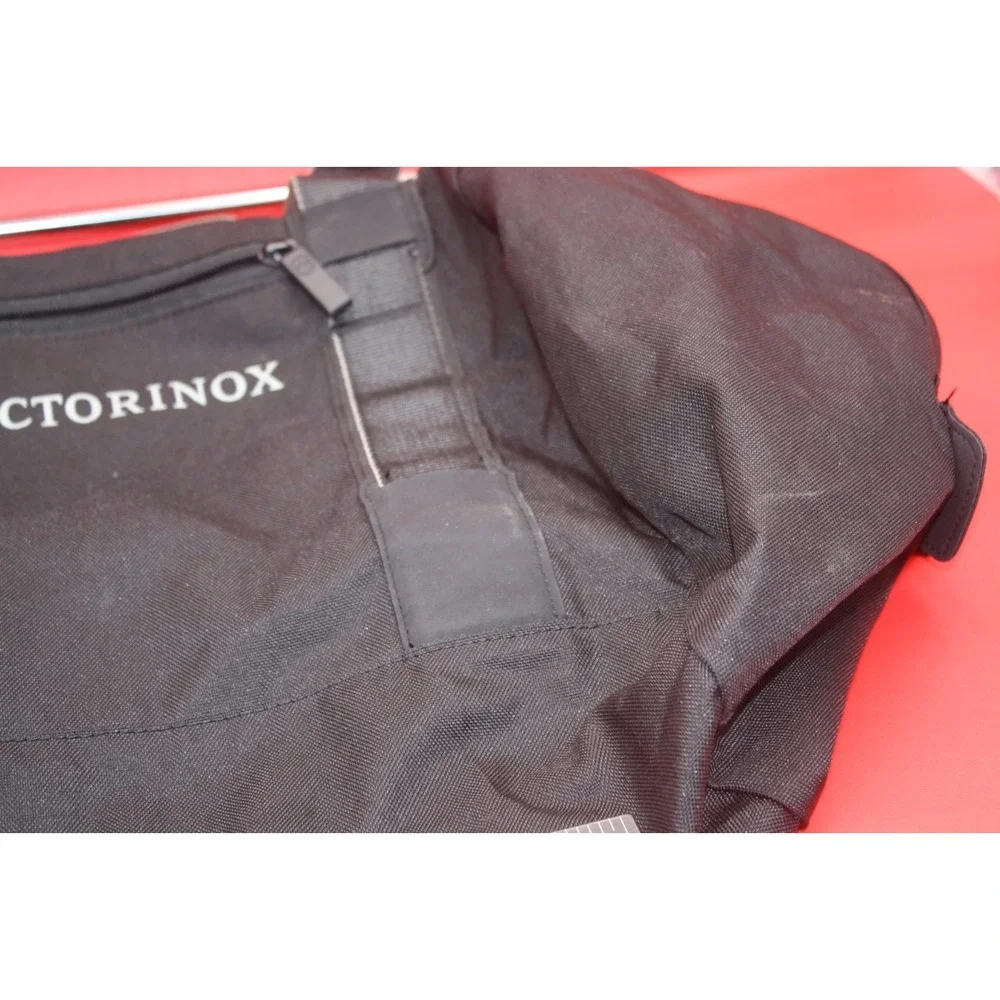 Victorinox Swiss Army Black Nylon Pouch Duffle Travel Bag No Shoulder Strap
